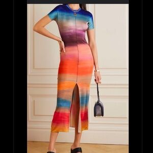 Marni midi dress Dark Side Of The Moon Dress Ombre bodycon size S MSRP $1900